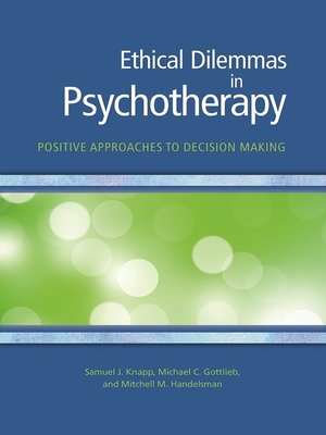 cover image of Ethical Dilemmas in Psychotherapy